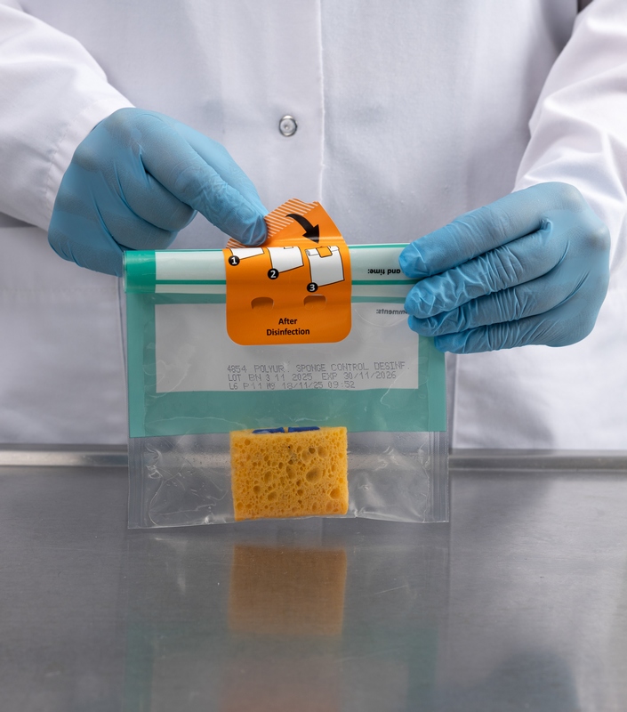 Chiusura del sacchetto SteriSponge Cellulose Stick